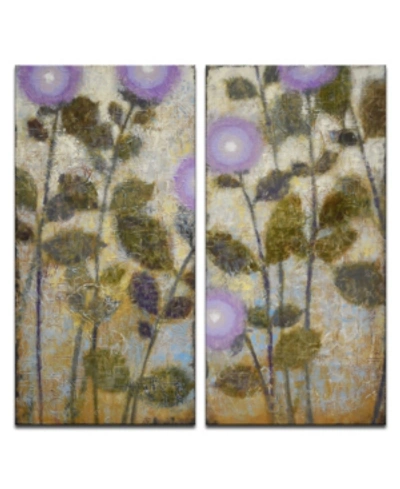 Ready2hangart 'charoite' 2 Piece Floral Canvas Wall Art Set, 24x12" In Multicolor