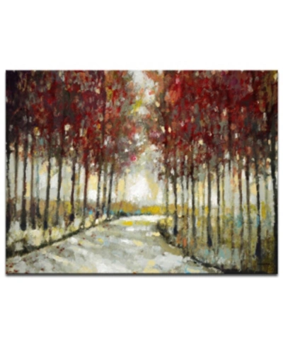 Ready2hangart 'fall Morning Drive' Canvas Wall Art, 30x40" In Multicolor