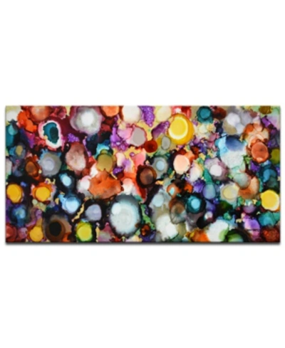 Ready2hangart 'joyous Gems' Canvas Wall Art, 30x60" In Multicolor
