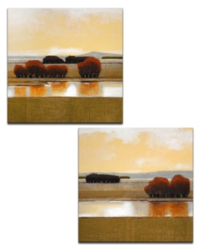 Ready2hangart 'still Creek' 2 Piece Canvas Wall Art Set, 20x20" In Multicolor