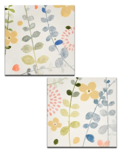 Ready2hangart 'dew I/ii' 2 Piece Botanical Canvas Wall Art Set, 20x20" In Multicolor