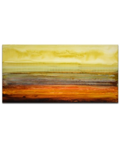 Ready2hangart 'amber Horizon' Canvas Wall Art, 18x36" In Multicolor