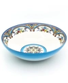 Euro Ceramica Zanzibar Serving Bowl In Multicolor