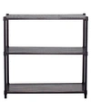 Trinity 3-tier Slat Shelving Rack In Bronze