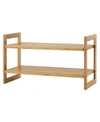 Trinity Bamboo Shoe Rack, Pack Of 2 In Brown
