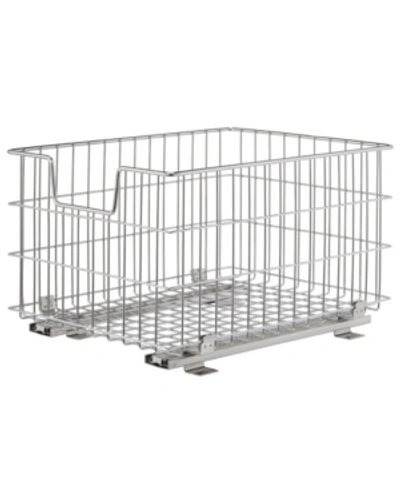 Trinity Wire Basket With Slides In Chrome