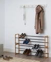 TRINITY BASICS 2- TIER EXPANDABLE SHOE RACK, PACK OF 2