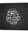METAVERSE PSALM 136 26, GIVE THANKS, CHALKBOARD BY INSPIRE ME CANVAS ART