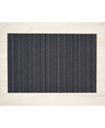 CHILEWICH SKINNY STRIPE SHAG MAT 18" X 28"