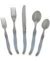 FRENCH HOME LAGUIOLE 20-PIECE ICE BLUE FLATWARE SET, SERVICE FOR 4