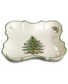 Spode Christmas Tree Devonia Tray In Green