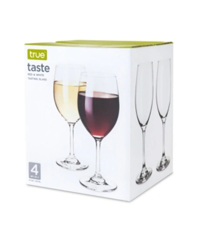 True Taste Wine Tasting Glass, Set Of 4 In Clear