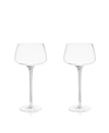 VISKI RAYE ANGLED AMARO SPRITZ CRYSTAL GLASSES, SET OF 2, 16 OZ