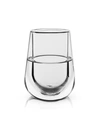 Viski Glacier Double Walled Chilling Wine Glass In Clear