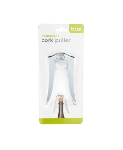 True Burst Champagne Cork Puller In Silver