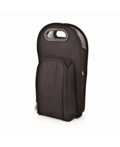 True Metro Onyx 2-bottle Tote In Black