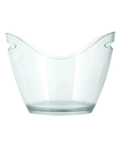 True Chill Modern Ice Bucket In Clear