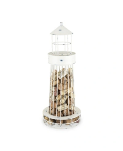 Twine Seaside Lighthouse Cork Holder In White