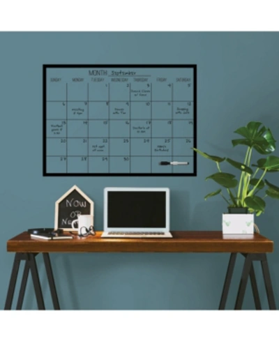 Brewster Home Fashions Black On Clear Monthly Calendar