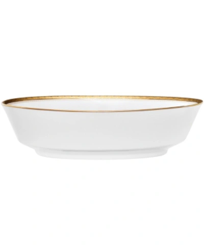 Noritake Charlotta Gold Oval Vegetable In Gold White