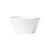 Vietri Lastra White Collection Stacking Cereal Bowl In Linen