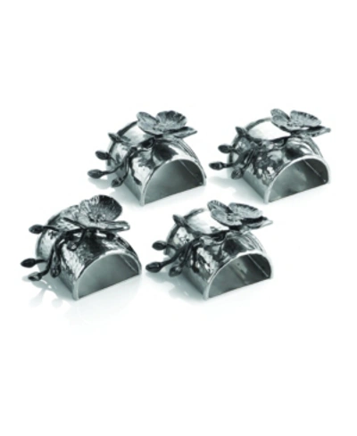 Michael Aram White Orchid Set Of 4 Napkin Rings