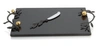 Michael Aram Anemone Small 2-piece Cheese Board & Spreader Set In Black