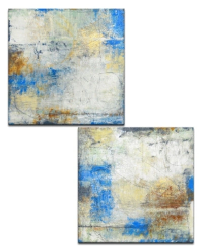 Ready2hangart , 'the View I/ii' 2 Piece Abstract Canvas Wall Art Set, 30x30" In Multi