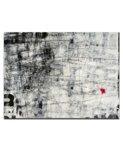 Ready2hangart , 'released' Abstract Black And White Canvas Wall Art, 30x40" In Multi