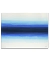 READY2HANGART 'DEEPEST' BLUE ABSTRACT CANVAS WALL ART, 20X30"
