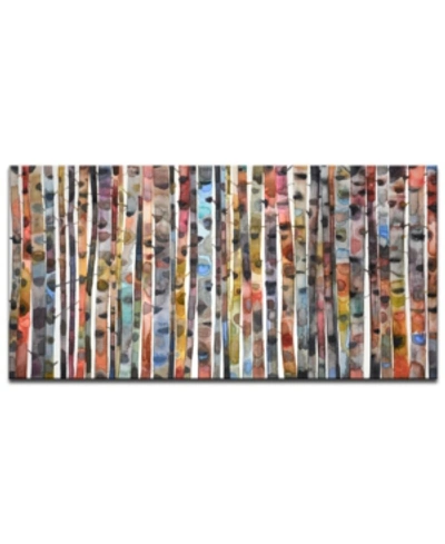 Ready2hangart , 'birch Forest' Abstract Canvas Wall Art Set,18x36" In Multi