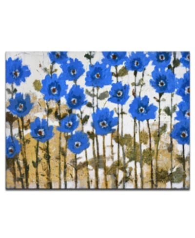 Ready2hangart , 'sapphire Meadow' Abstract Canvas Wall Art, 30x40" In Multi