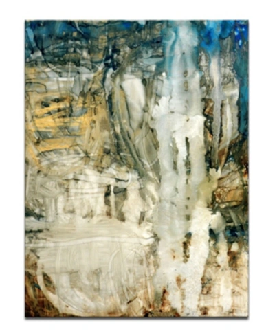 Ready2hangart , 'ravine Falls I' Abstract Canvas Wall Art, 40x30" In Multi