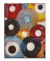 Ready2hangart , 'color Wheels Ii' Colorful Abstract Canvas Wall Art, 30x20" In Multi