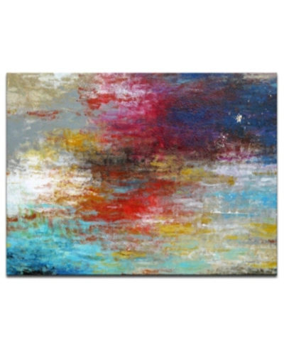 Ready2hangart 'currents 1' Abstract Canvas Wall Art, 20x30" In Multi