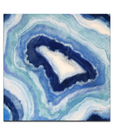 Ready2hangart 'ocean Stone I' Abstract Canvas Wall Art, 20x20" In Multi