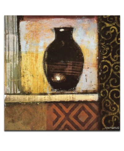 Ready2hangart 'ancient Vase Iv' Abstract Canvas Wall Art, 12x12" In Multi
