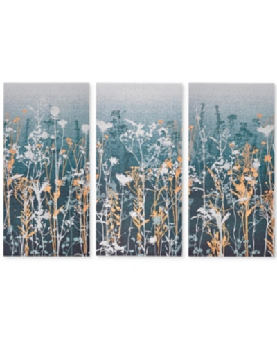 Graham & Brown Wildflower Meadow Wall Art, Set Of 3 In Blue