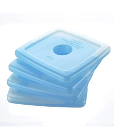 Fit & Fresh Cool Coolers Ice Packs, Set Of 4 In Blue