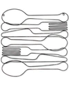 Graham & Brown Dinnertime Metal Wall Decor In Black