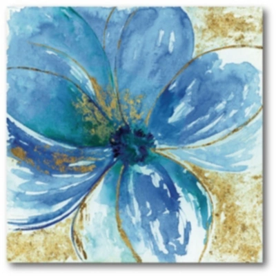 Courtside Market Nigella Blue Gallery-wrapped Canvas Wall Art In Multi