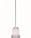 Volume Lighting Avila 1-light Mini Pendant In Silver