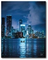 Courtside Market City Reflexiones Gallery-wrapped Canvas Wall Art In Multi