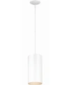 Volume Lighting 1-light Cylinder Mini Pendant In White