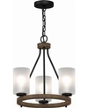 VOLUME LIGHTING EMERY 3-LIGHT MINI HANGING CHANDELIER