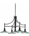 VOLUME LIGHTING EDO 5-LIGHT KITCHEN ISLAND DOWNROD PENDANT CHANDELIER