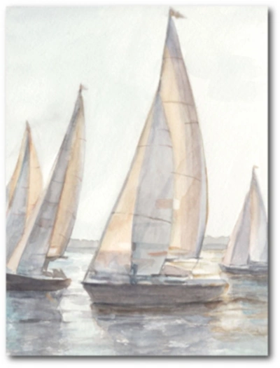 Courtside Market Plein Air Sailboats I Gallery-wrapped Canvas Wall Art In Multi