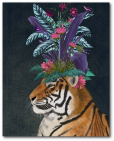 Courtside Market Hothouse Tiger Gallery-wrapped Canvas Wall Art In Multi