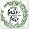 COURTSIDE MARKET FAITH GALLERY-WRAPPED CANVAS WALL ART