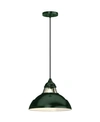 Volume Lighting 1-light Hanging Pendant In Green